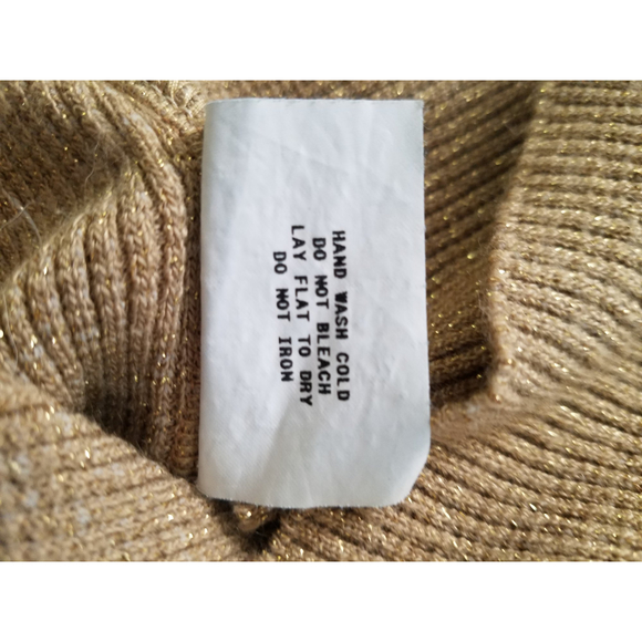 I.N. San Francisco CamelBrown Sz S Continuous Arm Bell Sleeve Smocked Bodice Top - Picture 6 of 10